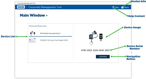 hid crescendo management tool